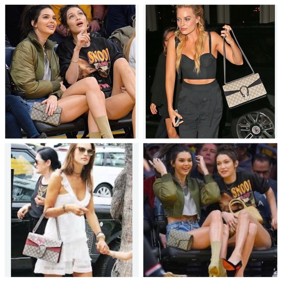 GUCCI Dionysus mini printed coated-canvas and suede shoulder bag - Hibiscus Red - Picture 14 of 17